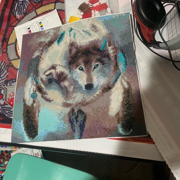 Paintings I did and diamond art I did - Picture 2 of 3